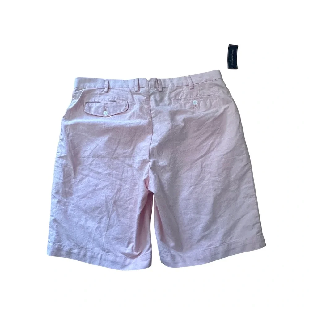 Polo Ralph Lauren Mens Peach Oxford Cotton Chino Shorts Size 38 Flat Front NWT